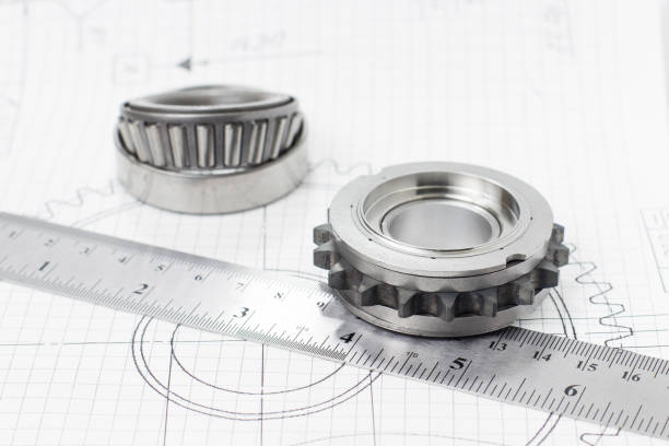 istock car gear rests on the drawing 1055698280