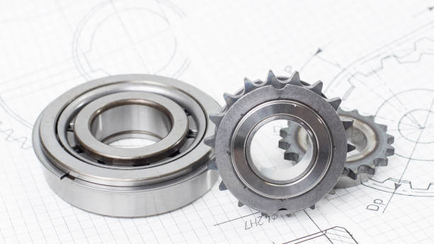 istock car gear rests on the drawing 1055698454