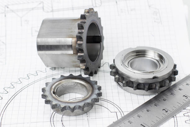 istock car gear rests on the drawing 1055698616