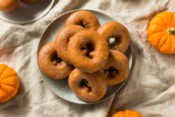istock Homemade Pumpkin Spice Donuts 1055707712