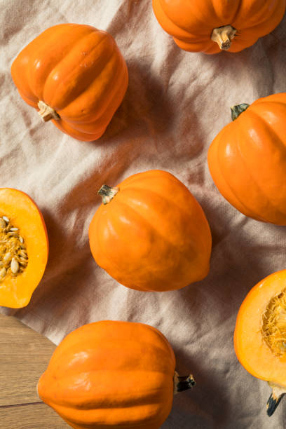 istock Raw Organic Golden Acorn Squash 1055707948