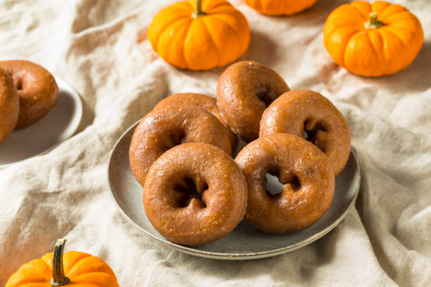 istock Homemade Pumpkin Spice Donuts 1055709746