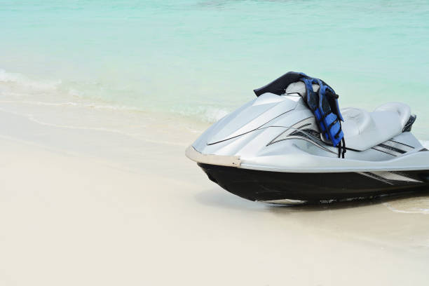 istock Water scooter on the beach 1055711494