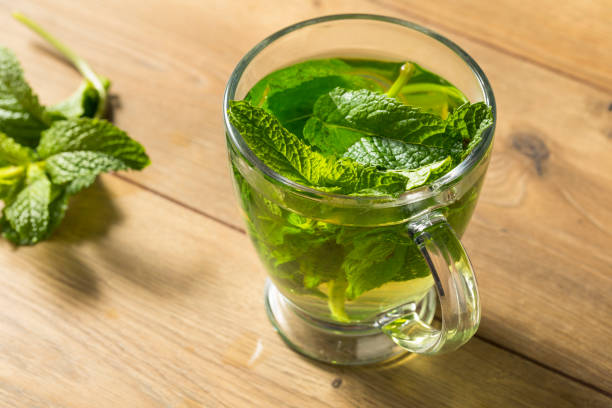 istock Homemade Hot Fresh Mint Tea 1055714260