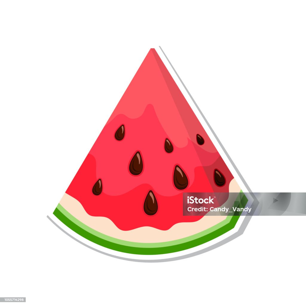 Watermelon. Sweet fruit. Isolated berries on white background. Vector illustration. Watermelon. Sweet fruit. Isolated berries on white background. Vector illustration Watermelon stock vector