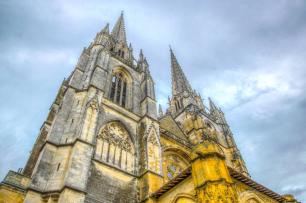 cathedral of Saint Mary in Bayonne, France cathedral of Saint Mary in Bayonne, France bayonne stock pictures, royalty-free photos & images