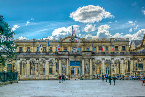 Palais Rohan, a town hall of Bordeaux, France