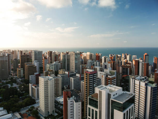 istock Aerial view from Fortaleza skyline, Ceara State, Brazil 1055862760