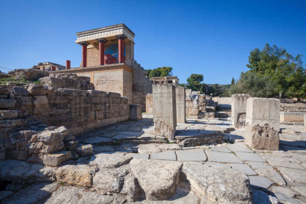 istock Knossos palace at Crete, Greece Knossos Palace 1055867428