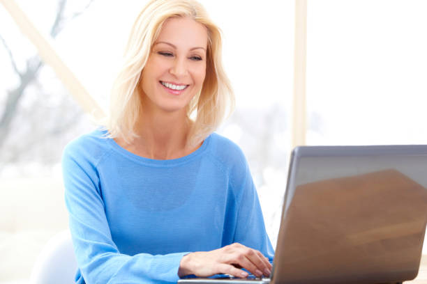 istock Businesswoman working from home 1055872392