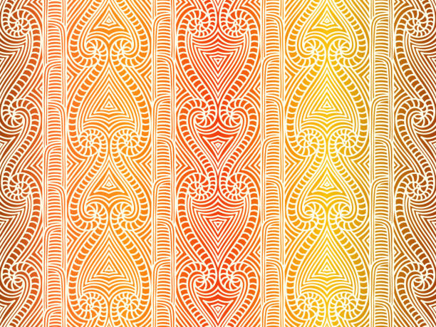 Maori tribal pattern vector seamless. African fabric texture. Traditional polynesian aboriginal art. Surfing background for boho textile blanket, wallpaper, wrapping paper and backdrop template. Maori tribal pattern vector seamless. African fabric texture. Traditional polynesian aboriginal art. Surfing background for boho textile blanket, wallpaper, wrapping paper and backdrop template. kenyan culture stock illustrations