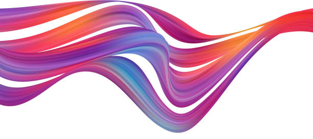 istock Modern colorful flow poster. Wave Liquid shape in color background. Art design for your design project. Vector illustration 1055875428