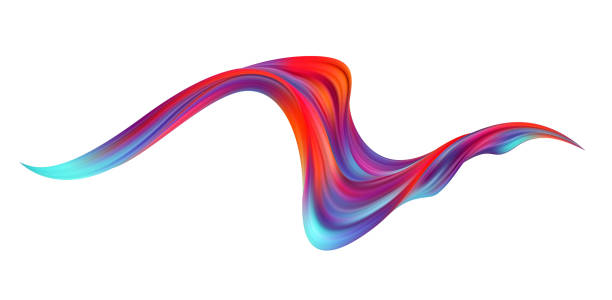 istock Modern colorful flow poster. Wave Liquid shape in color background. Art design for your design project. Vector illustration 1055875722