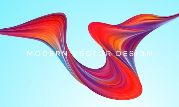 istock Modern colorful flow poster. Wave Liquid shape in color background. Art design for your design project. Vector illustration 1055875736