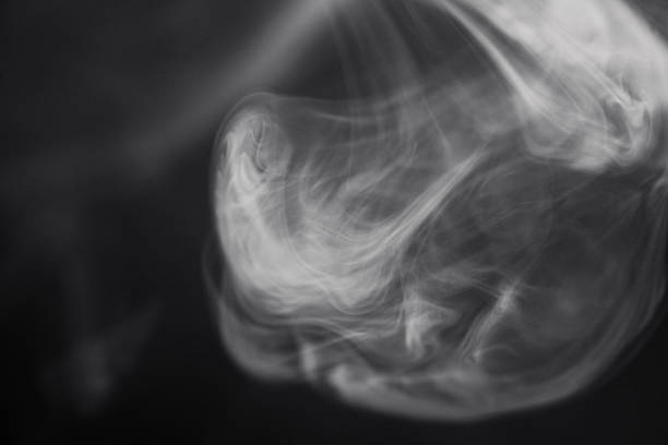istock Smoke On Black Background Close-Up 1055876834