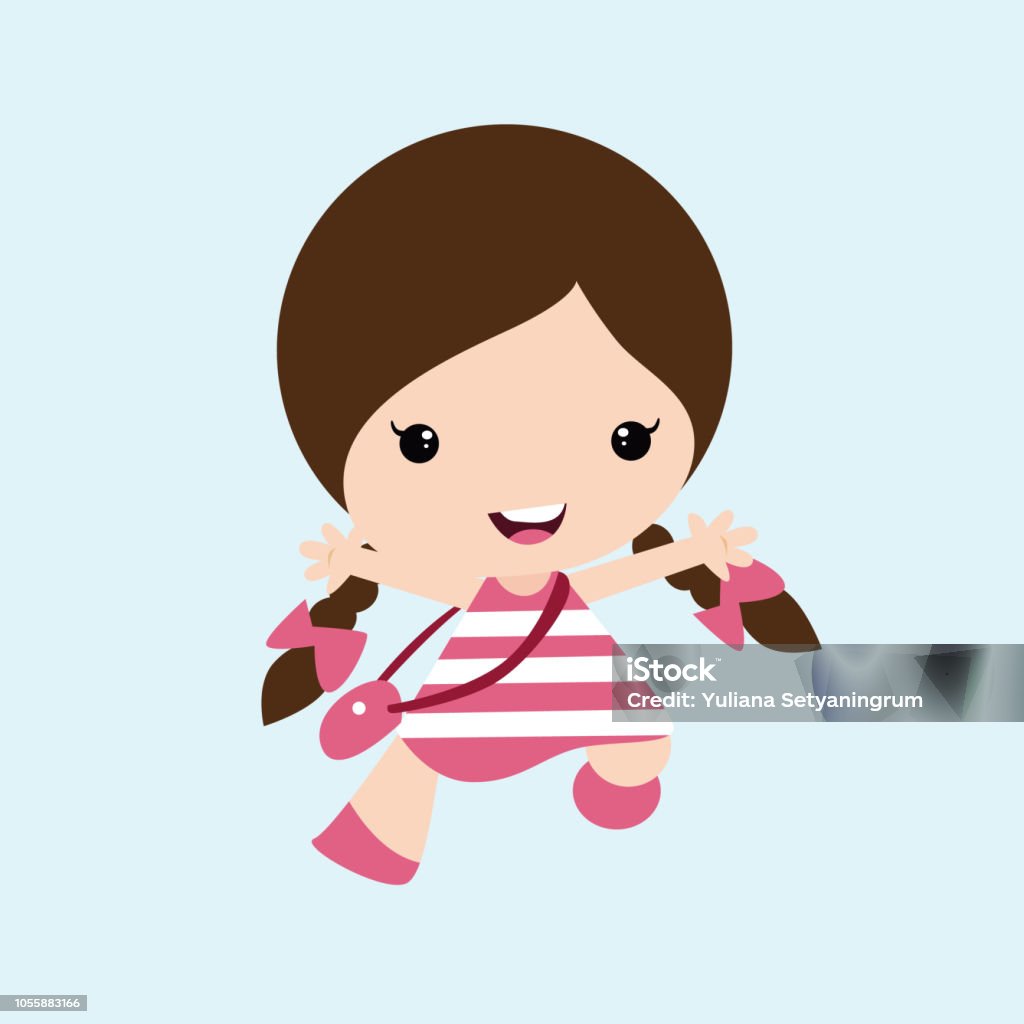 Ilustración de Personaje De Dibujos Animados De Niñas Alegres Con Trenzado Lindas y más Vectores Libres de Derechos de Alegre - iStock Ilustración de Personaje De Dibujos Animados De Niñas Alegres Con Trenzado Lindas y más Vectores Libres de Derechos de Alegre - iStock