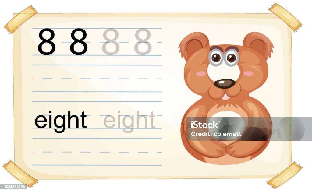 Ilustración de Hoja De Cálculo De Número Ocho Animales De Dibujos Animados y más Vectores Libres de Derechos de Actividad - iStock Ilustración de Hoja De Cálculo De Número Ocho Animales De Dibujos Animados y más Vectores Libres de Derechos de Actividad - iStock