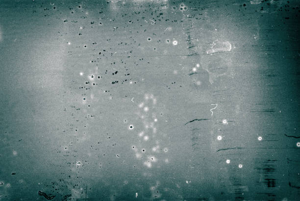 istock Old grunge grainy filmstrip texture 1055888122