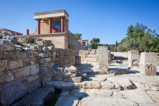 istock Knossos palace at Crete, Greece Knossos Palace 1055893848