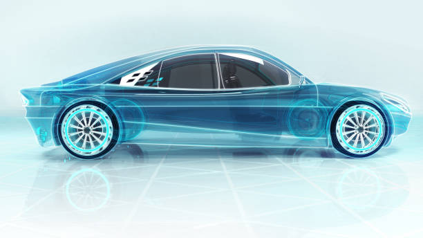 istock technological study of new progressive car in side view 1055898630