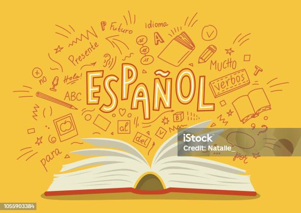 Espanol Stock Illustration - Download Image Now - Spanish Language, Learning, Talking