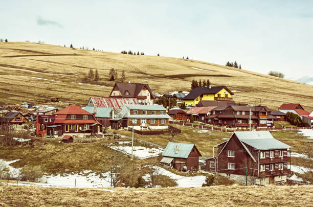 istock Folk architecture in Zdiar village, Slovakia 1055903932
