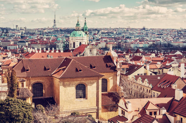 istock Beautiful Prague city, Czech republic 1055904038