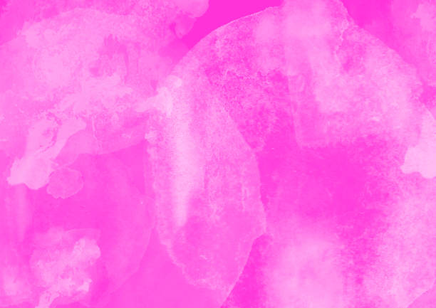 istock Pink color graphic patches graphic brush strokes design effect element for background 1055905736
