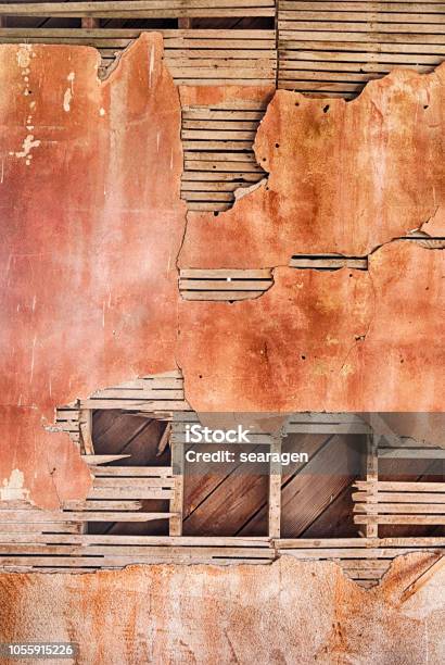 Plaster And Lathe Background Stock Photo - Download Image Now - Lathe, Wall - Building Feature, Plaster