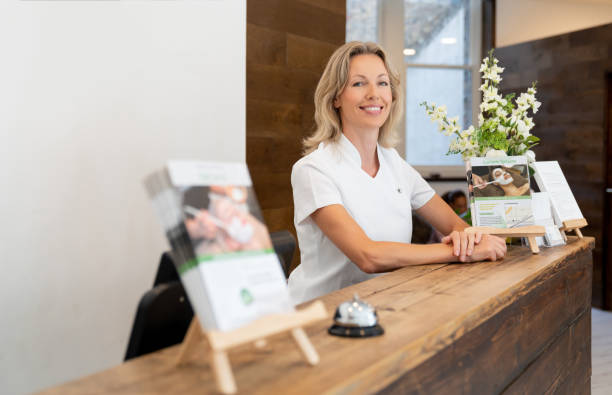 istock Successful business owner working at a spa 1055919930