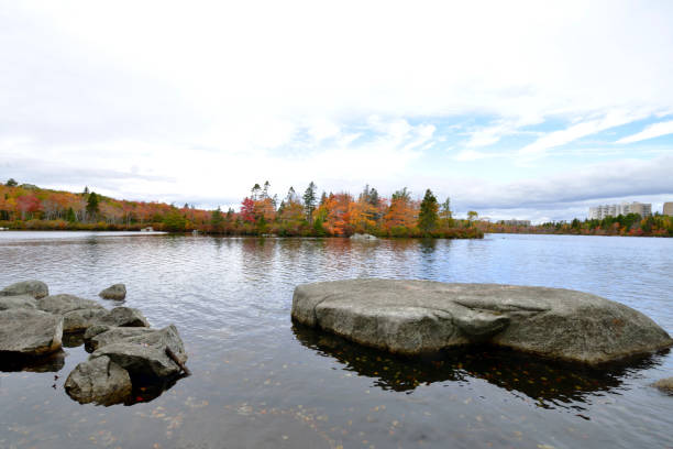 Autumn Long Lake Provincial Public Park Halifax Nova Scotia Canada