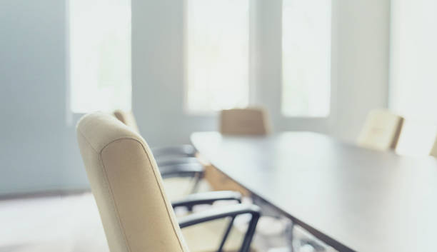 istock modern interior of meeting or seminar room 1055920276