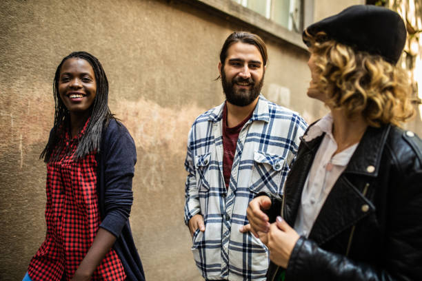 istock Lively Funny Conversation In Streets 1055938178