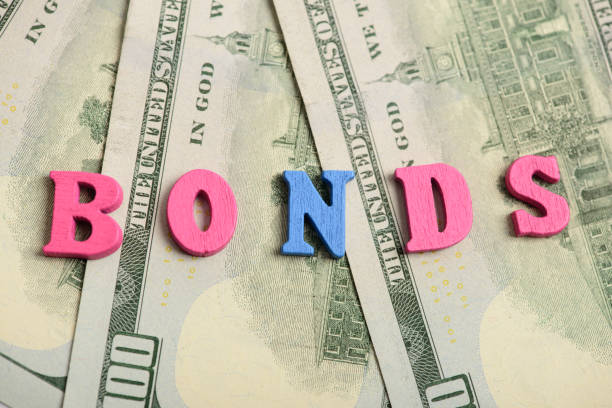 istock Bonds investment  wooden letters 1055950470