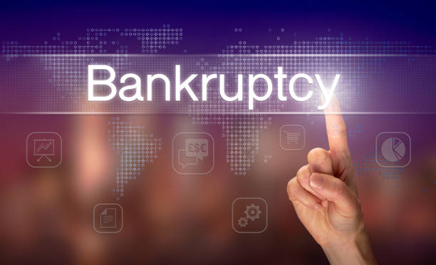 istock A hand selecting a Bankruptcy business concept 1055962580