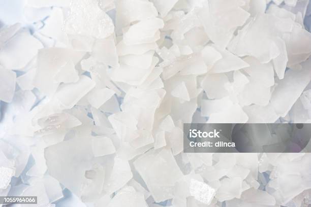 Close Up Of Magnesium Flakes Stock Photo - Download Image Now - Magnesium, Mineral, Salt - Mineral