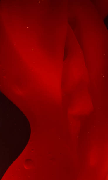 Macro image of a lava lamp