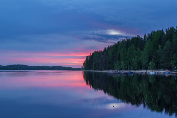 istock After sunset on the lake 1055967296