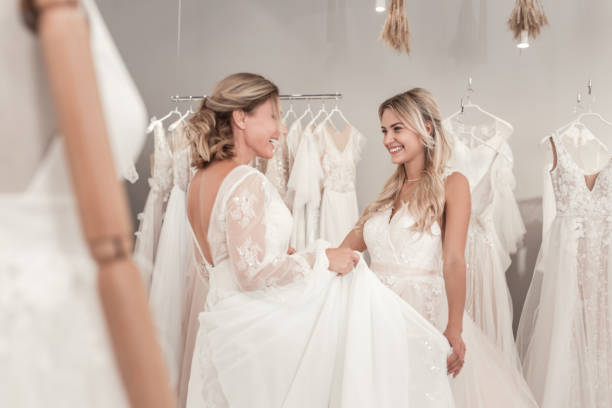 istock Nice joyful positive women feeling very happy 1055968102