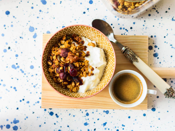 istock Pumpkin home made granola bowl 1055977884
