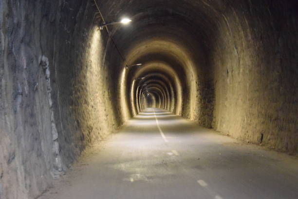 istock ancient railroad tunnel with bikeway 1055977980