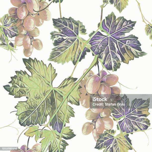 Grape Pattern Geometric Grape Seamless Pattern Stock Illustration - Download Image Now ...