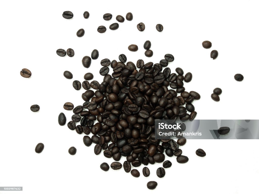 Coffee beans isolated on white background, Close up Coffee beans isolated on white background, Close up. 2015 Stock Photo