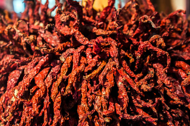 istock Dried Red Chillies Close Up Detail. 1055999992