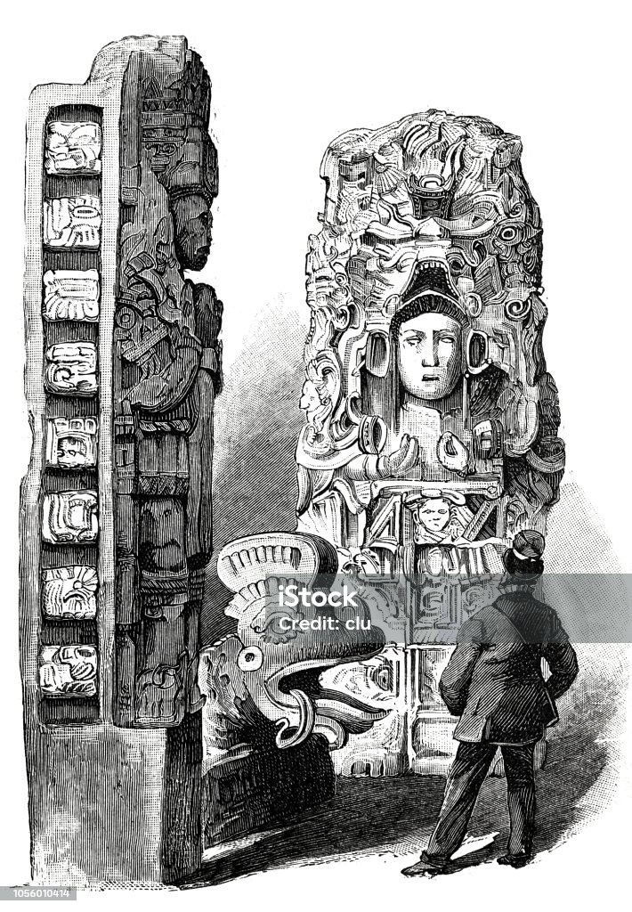 World's Fair in Chicago: Gods Statues Illustration from 19th century 19th Century stock illustration