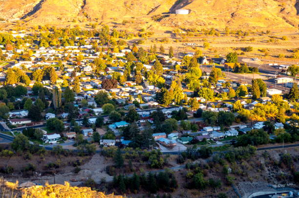 istock Mason City at Sunset, Washington-USA 1056022044