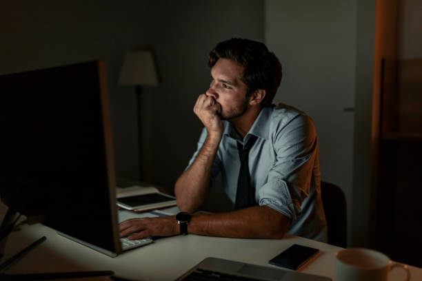 istock Putting his career first and his health second 1056027062