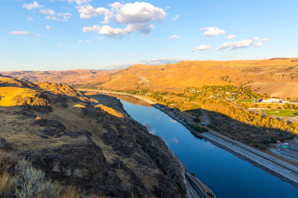 istock Mason City at Sunset, Washington-USA 1056028942
