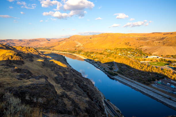 istock Mason City at Sunset, Washington-USA 1056028948