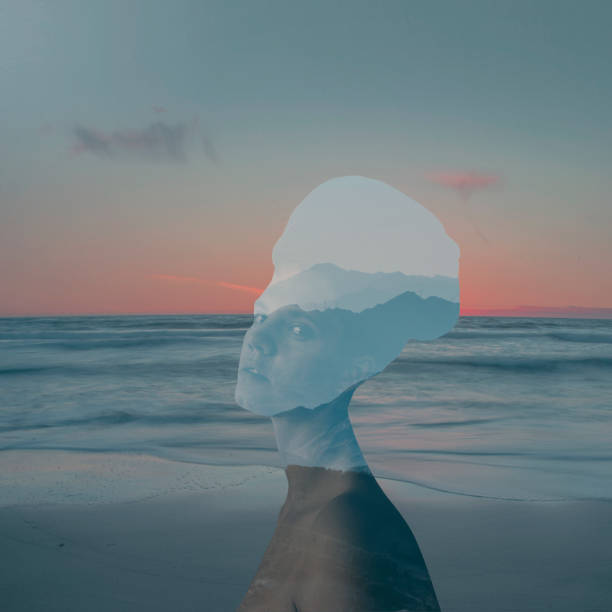 istock Double exposure portrait of young women 1056029052